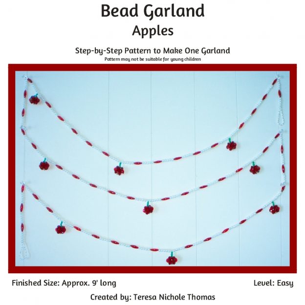 Bead Garland - Apples 01