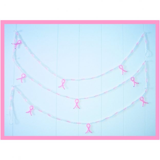 Bead Garland - Awareness Ribbons 02