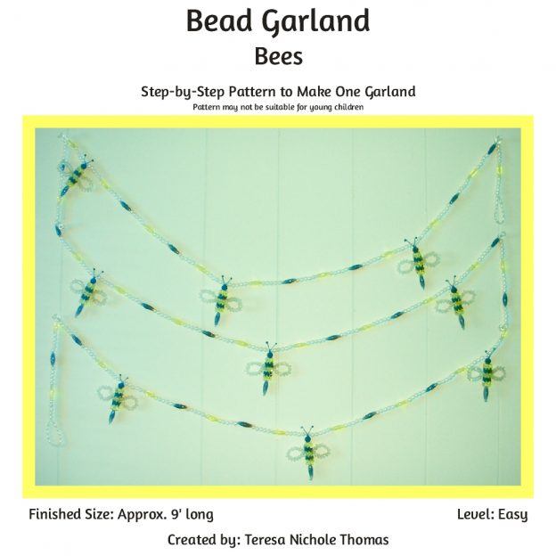 Bead Garland - Bees 01