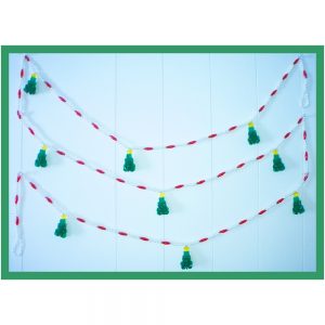 Bead Garland - Christmas Trees 02