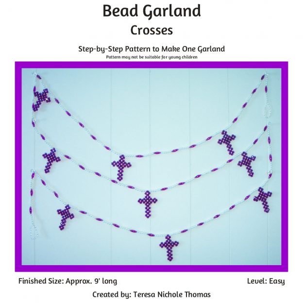 Bead Garland - Crosses 01