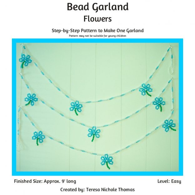 Bead Garland - Flowers 01