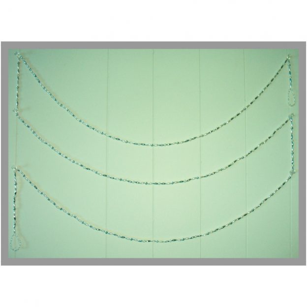 Bead Garland - Pearl & Silver 02