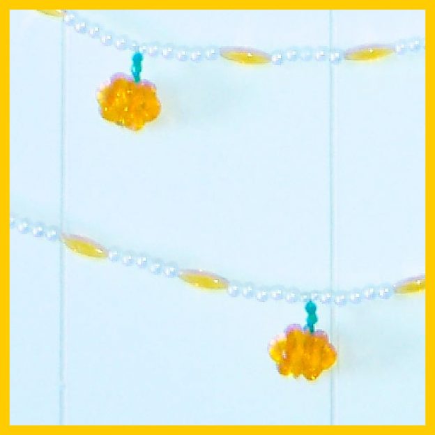 Bead Garland - Pumpkins 03