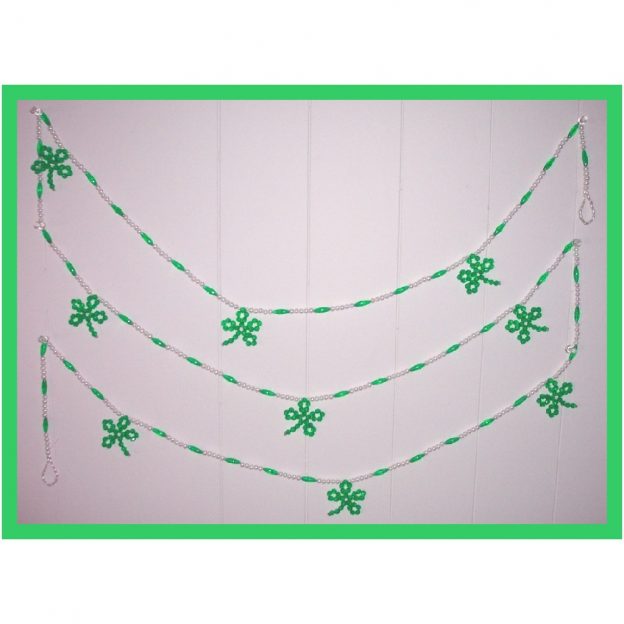 Bead Garland - Shamrocks 02