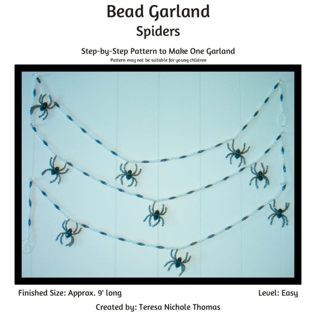Bead Garland - Spiders 01