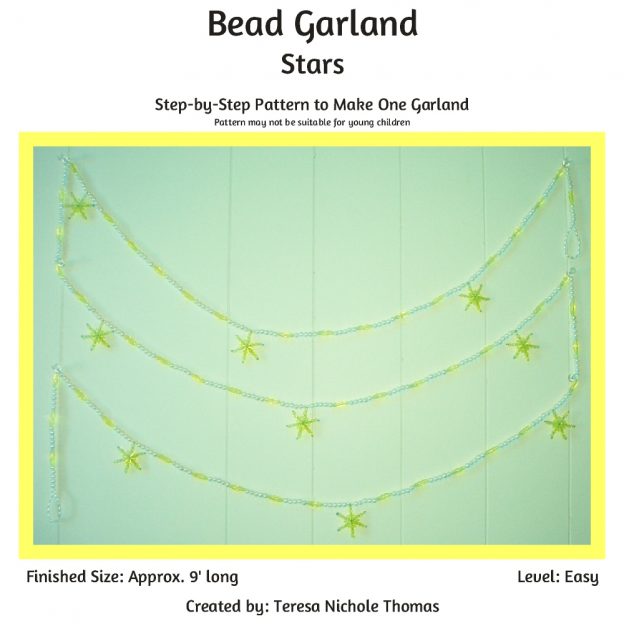 Bead Garland - Stars 01