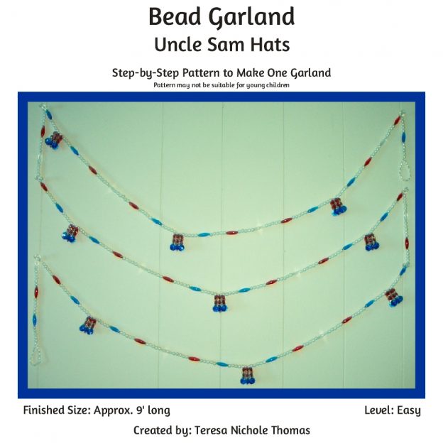Bead Garland - Uncle Sam Hats 01