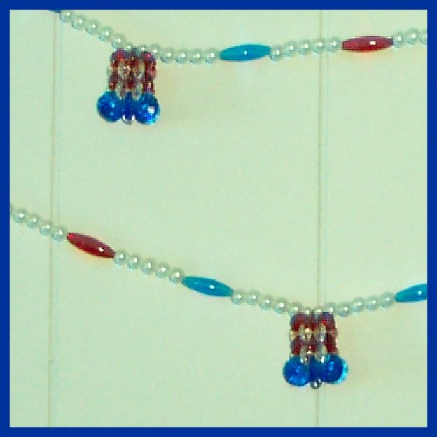 Bead Garland - Uncle Sam Hats 03