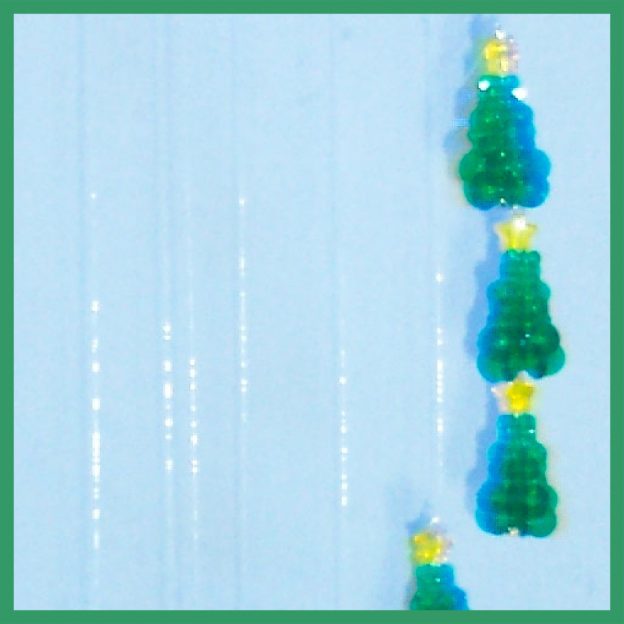 Beaded Mobile - Christmas Trees 04