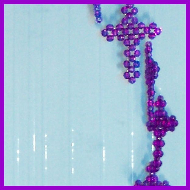 Beaded Mobile - Crosses 04