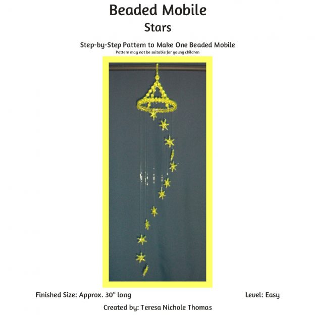 Beaded Mobile - Stars 01