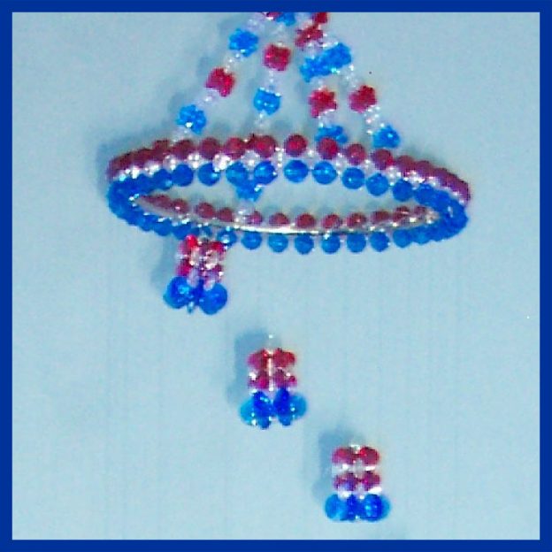 Beaded Mobile - Uncle Sam Hats 03