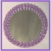 Beaded Round Mirror 02