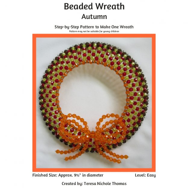 Beaded Wreath - Autumn 01