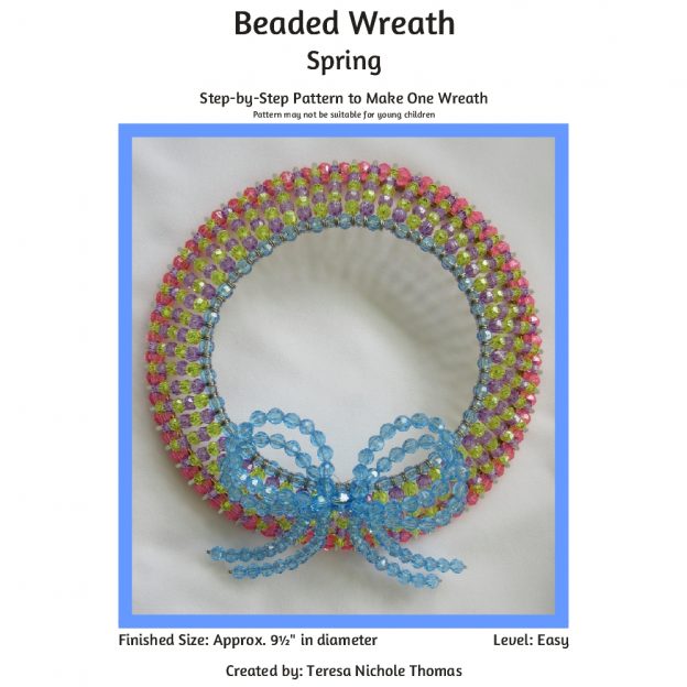 Beaded Wreath - Spring 01