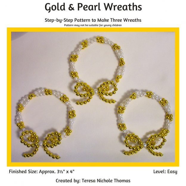 Gold & Pearl Wreaths 01