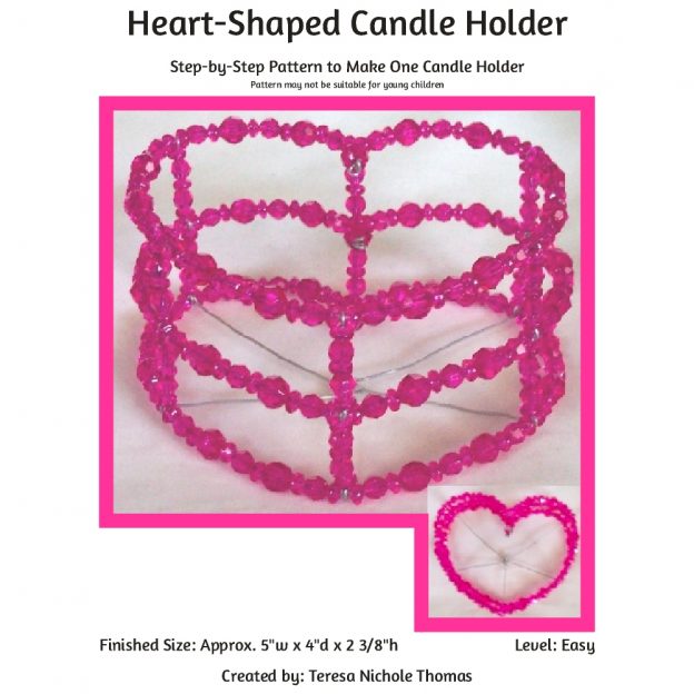 Heart-Shaped Candle Holder 01