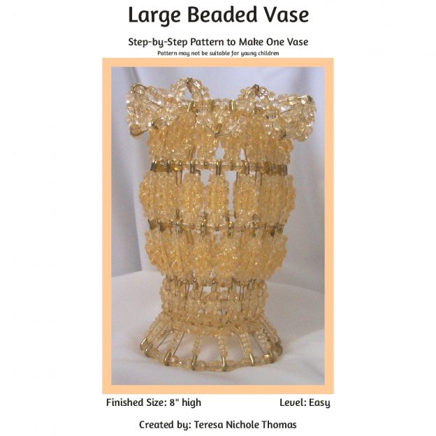 Large Beaded Vase 01