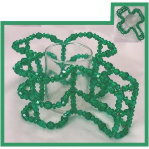 Shamrock-Shaped Candle Holder 02