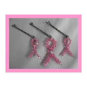 Swarovski Awareness Ribbons Hair Pins 02